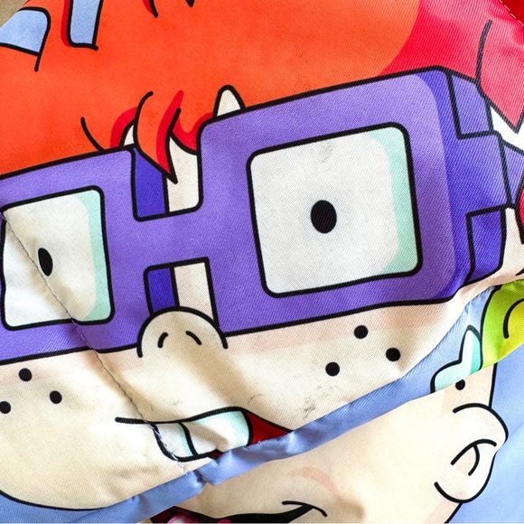 🔥 Members Only X Nickelodeon Rugrats Puffer Coat Jacket Men’s M Winter - Picture 8 of 8